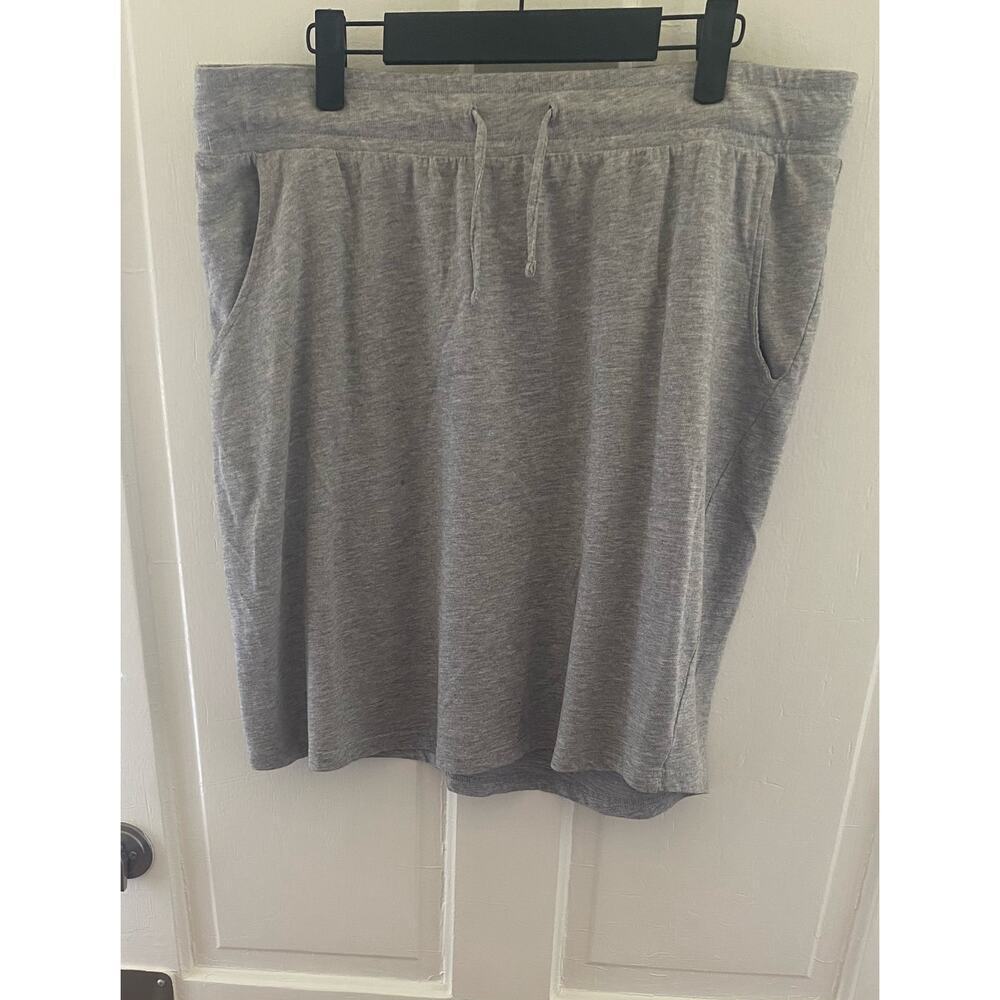Women’s Serra Size X-LARGE Gray Skirt 92% Organic Cotton 8% Visose Waist Tie